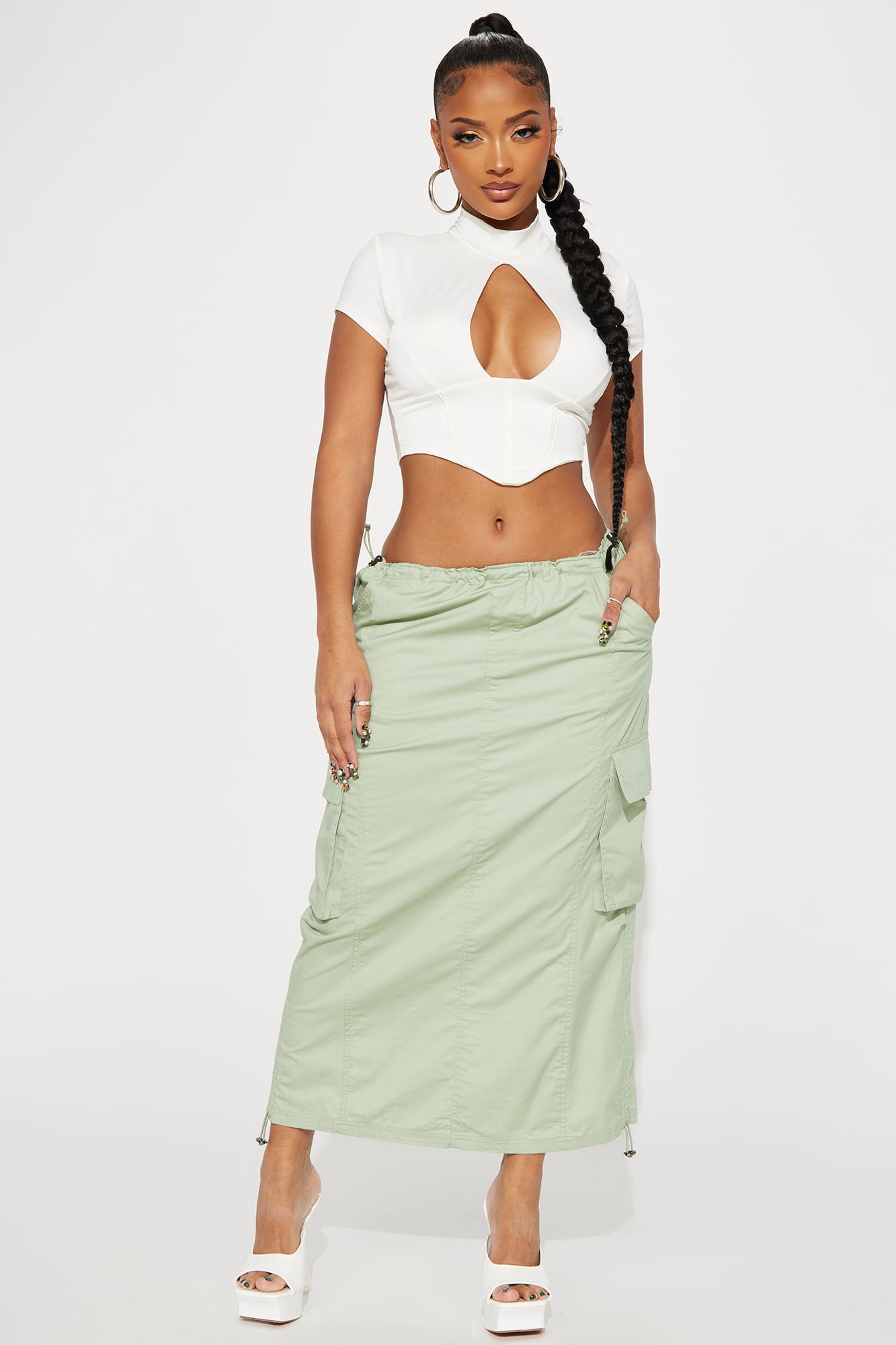 Cargo skirt sales fashion nova
