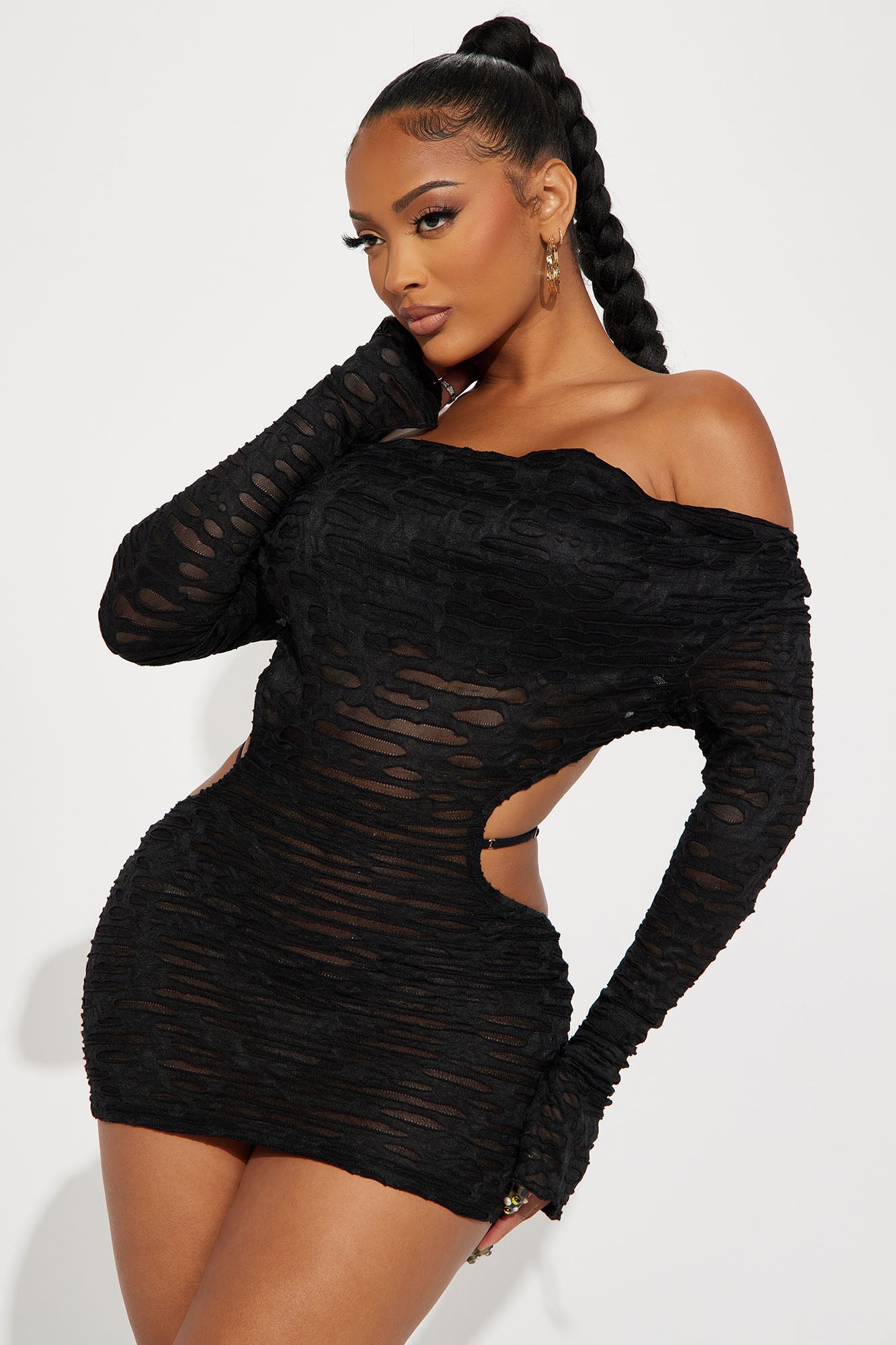 All black club dress hotsell