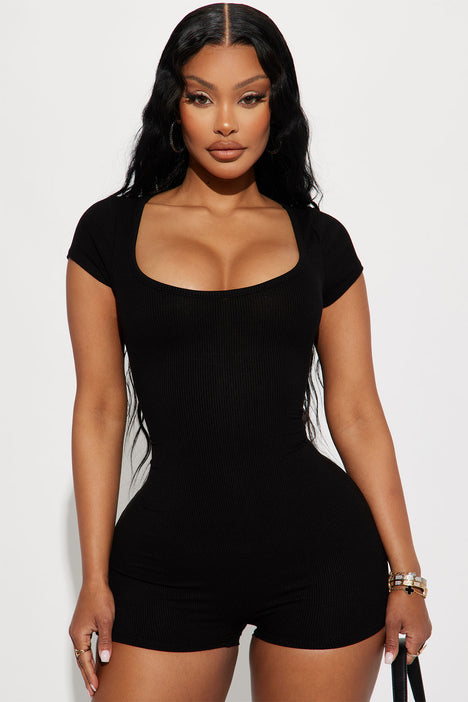 Sandie Romper Black