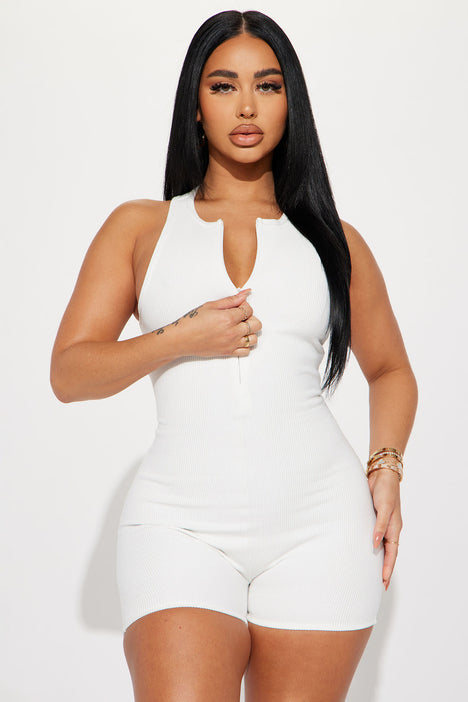White romper cheap shorts plus size