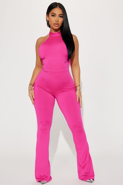 Hit The Disco Jumpsuit Fuchsia