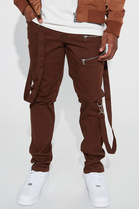 Zipper outlet skinny pants