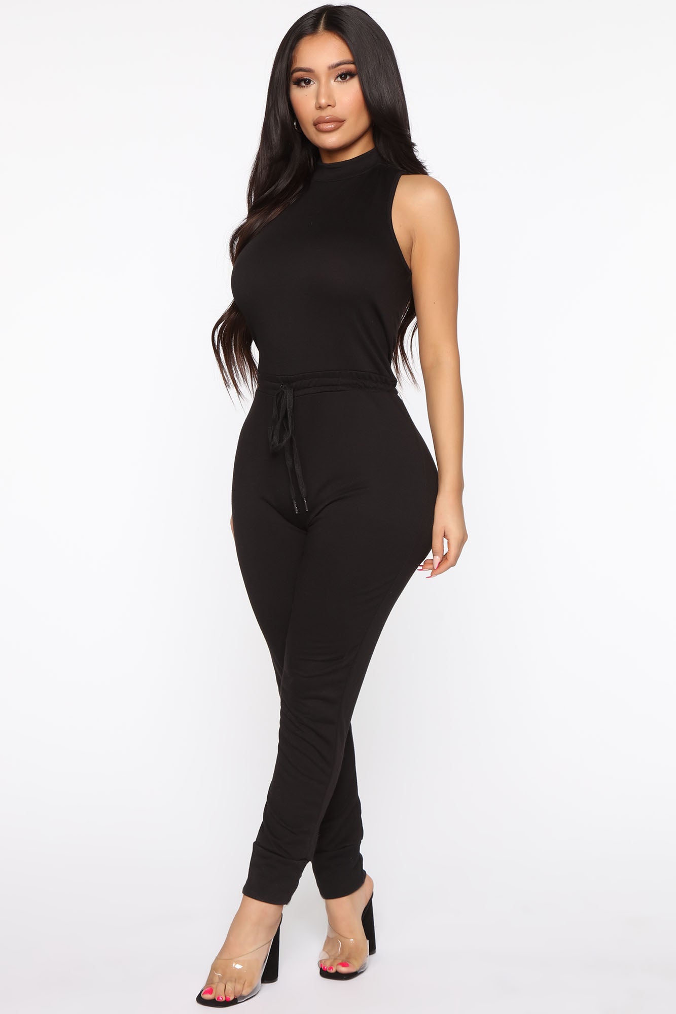 Time To Lounge Jumpsuit Black