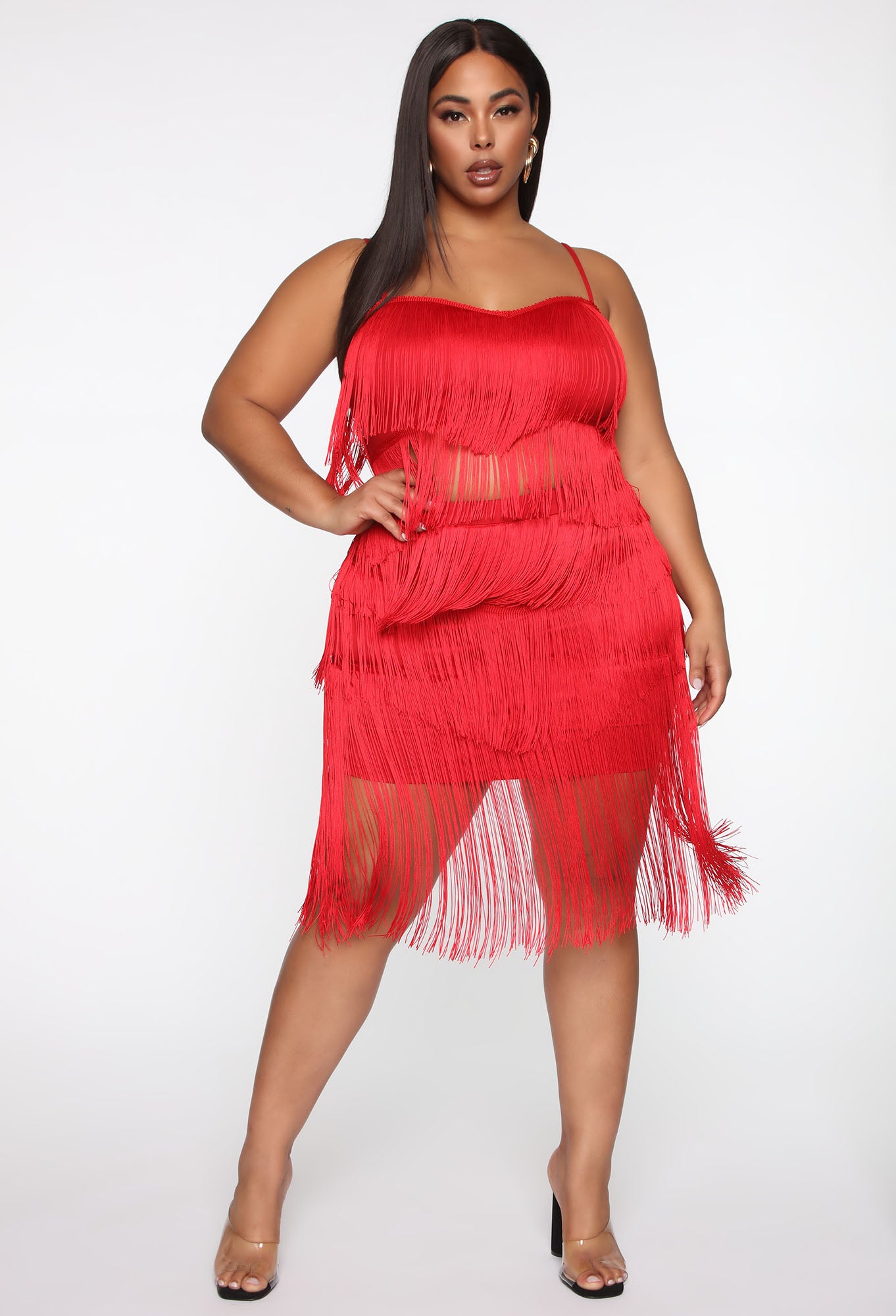 Plus size red skirt 20 top