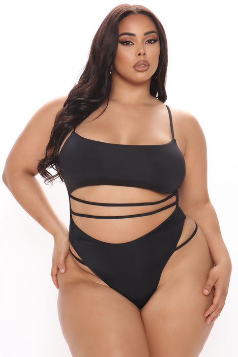 Fashion nova plus size top swimwear