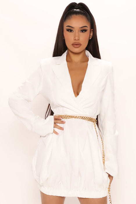 White blazer fashion clearance nova