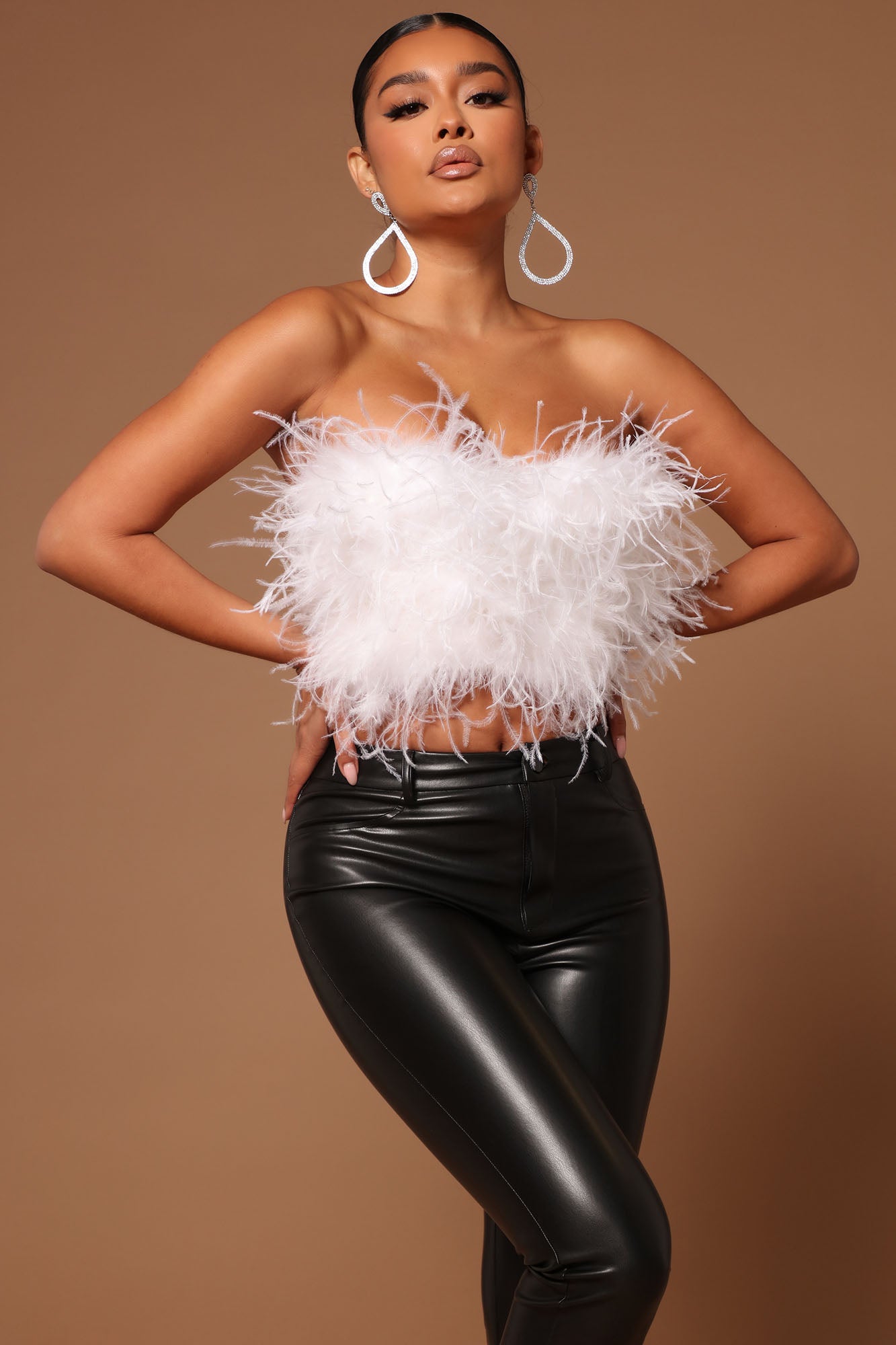 White feather shirt 2025