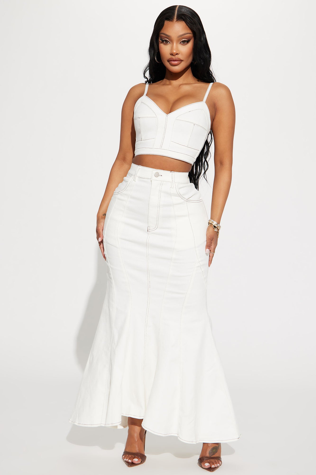 Fashion nova best sale maxi skirt set