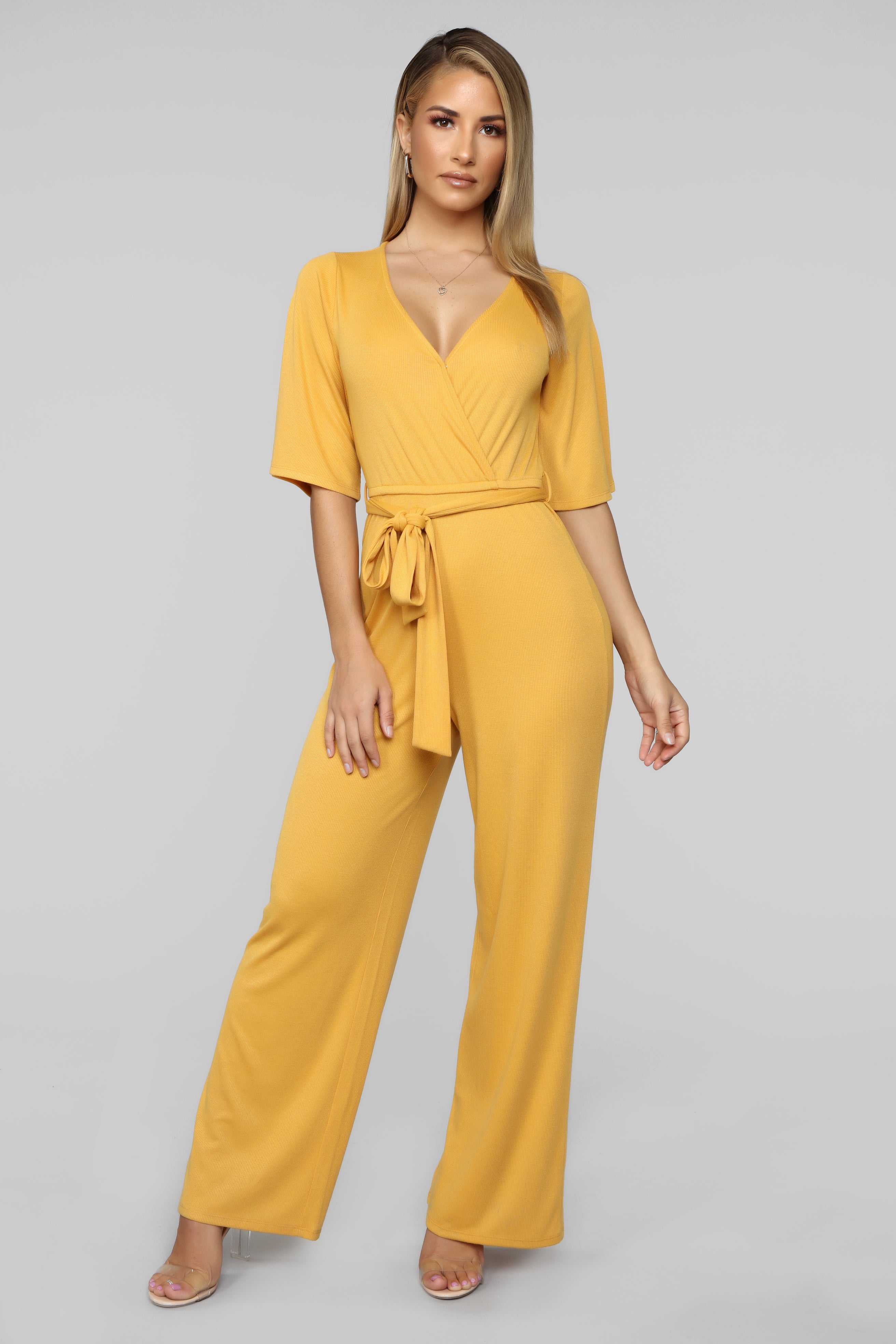 Yellow jumpsuit fashion on sale nova