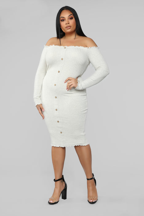 Jacklyn off shoulder on sale mini dress fashion nova