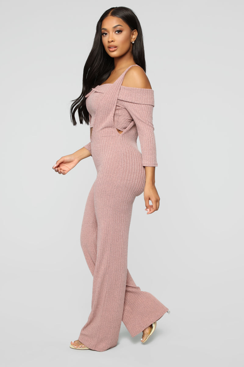 Over It All Ribbed Set - Mauve | Fashion Nova, Matching Sets | Fashion Nova
