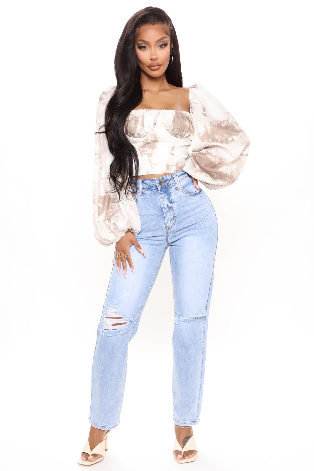 Ripped deals girlfriend jeans
