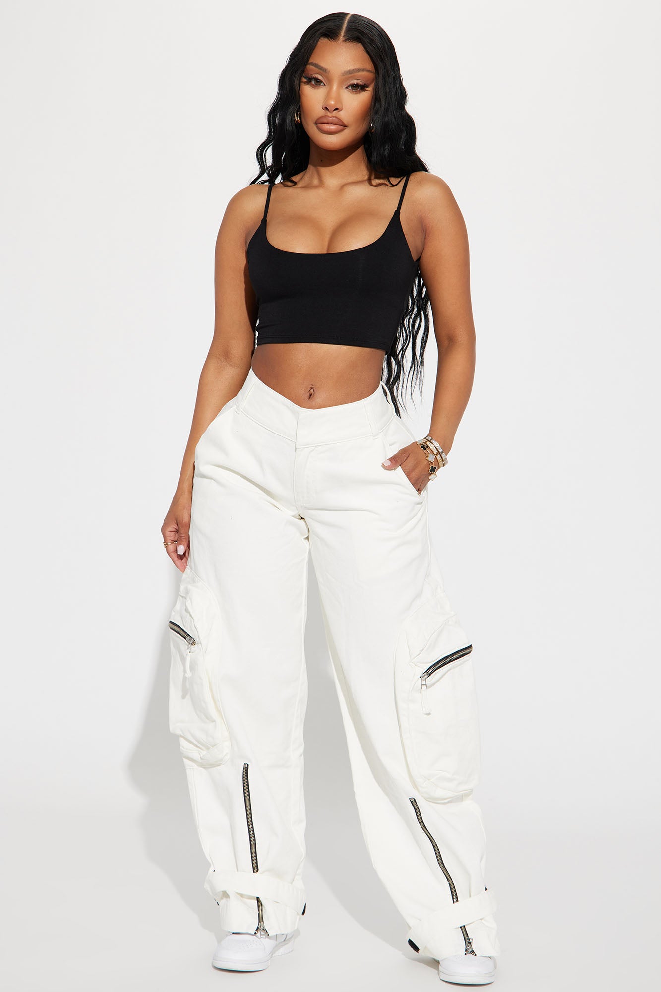 Ryder Baggy Pants White
