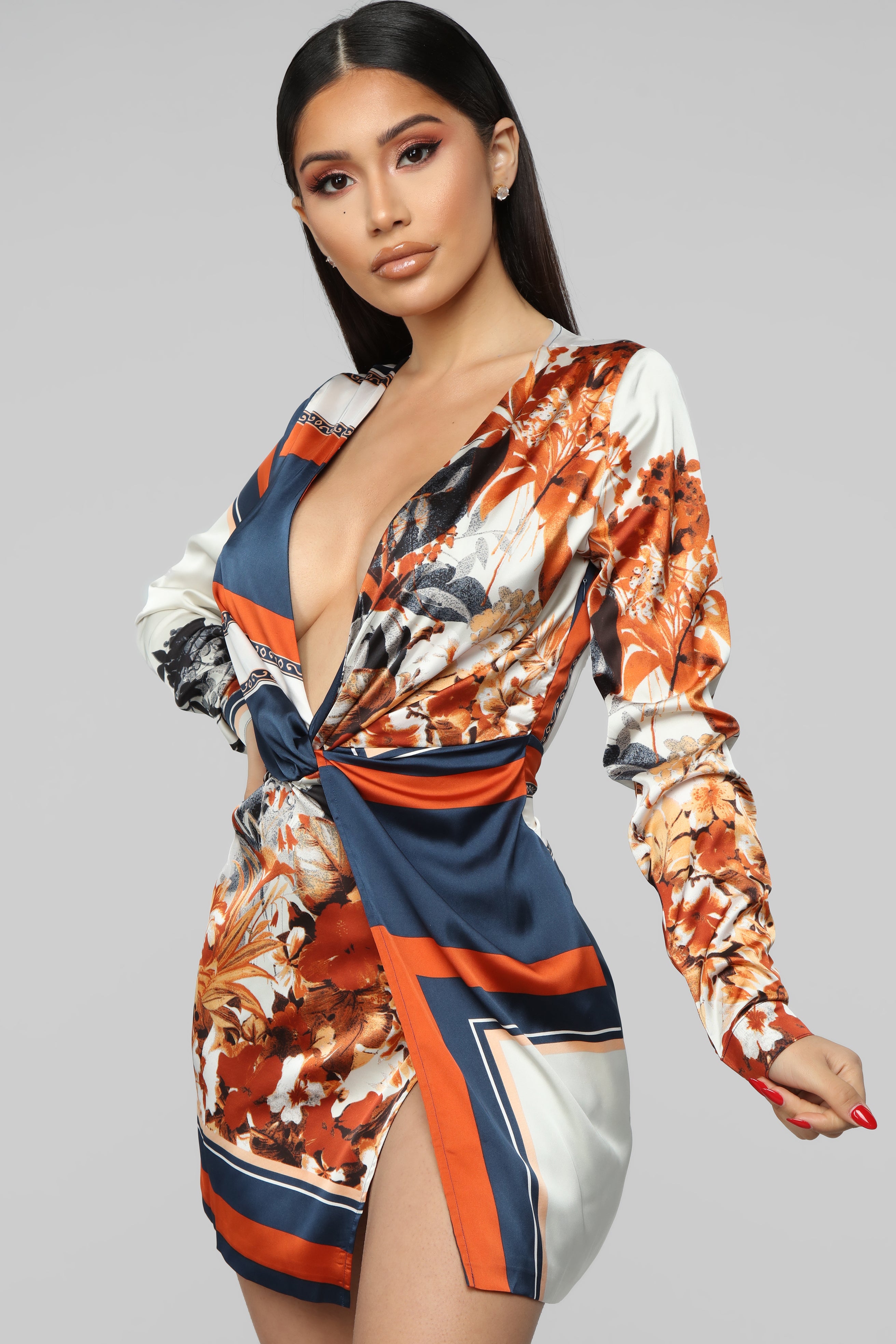Whole lotta class satin mini dress clearance