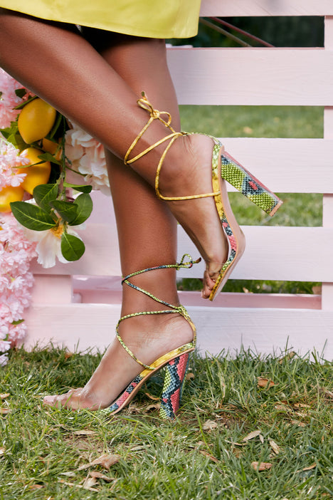 Snake heels on sale