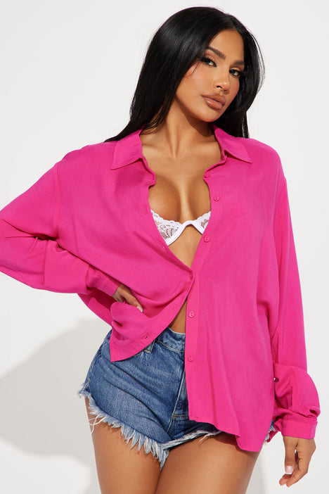 Fuchsia shirt womens hotsell