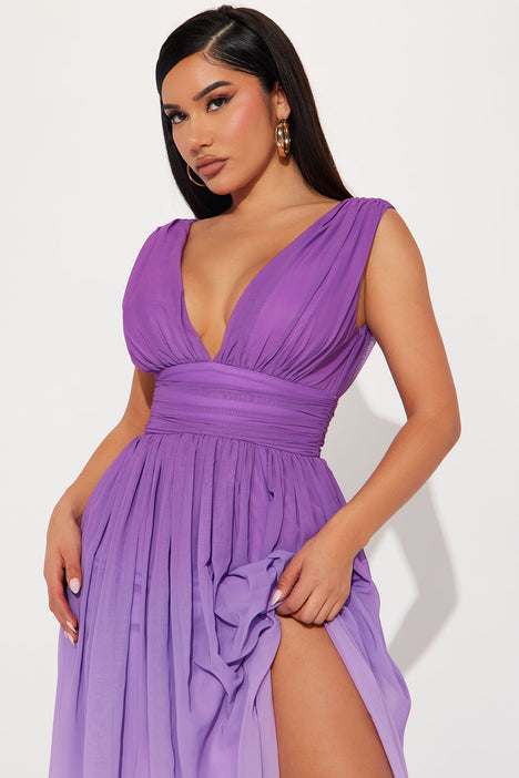 Allison Ombre Maxi Dress Purple