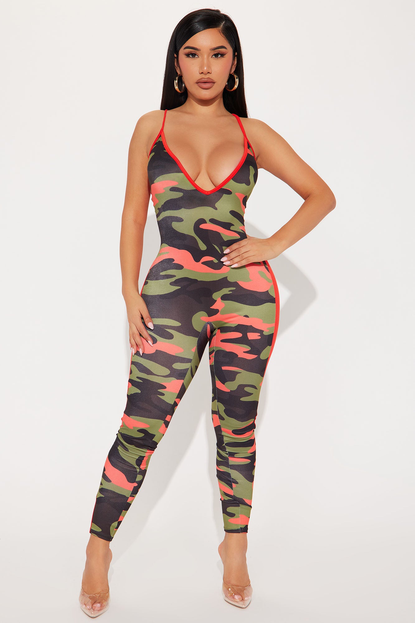 Camo jumpsuit 2025 fashion nova