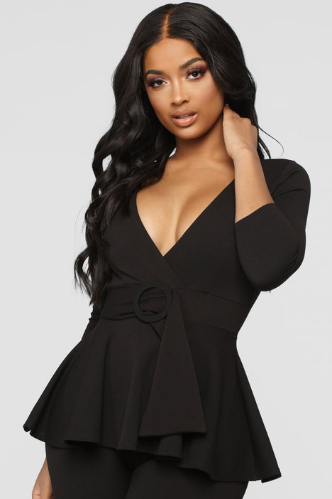 Fashion nova online peplum top