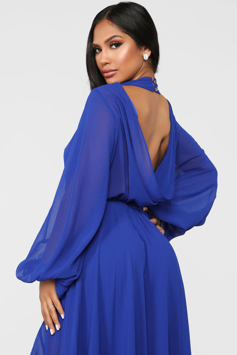Your Highness Maxi Dress Royal