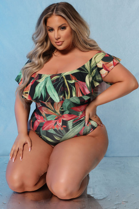 Fashion nova plus size swimsuits on sale