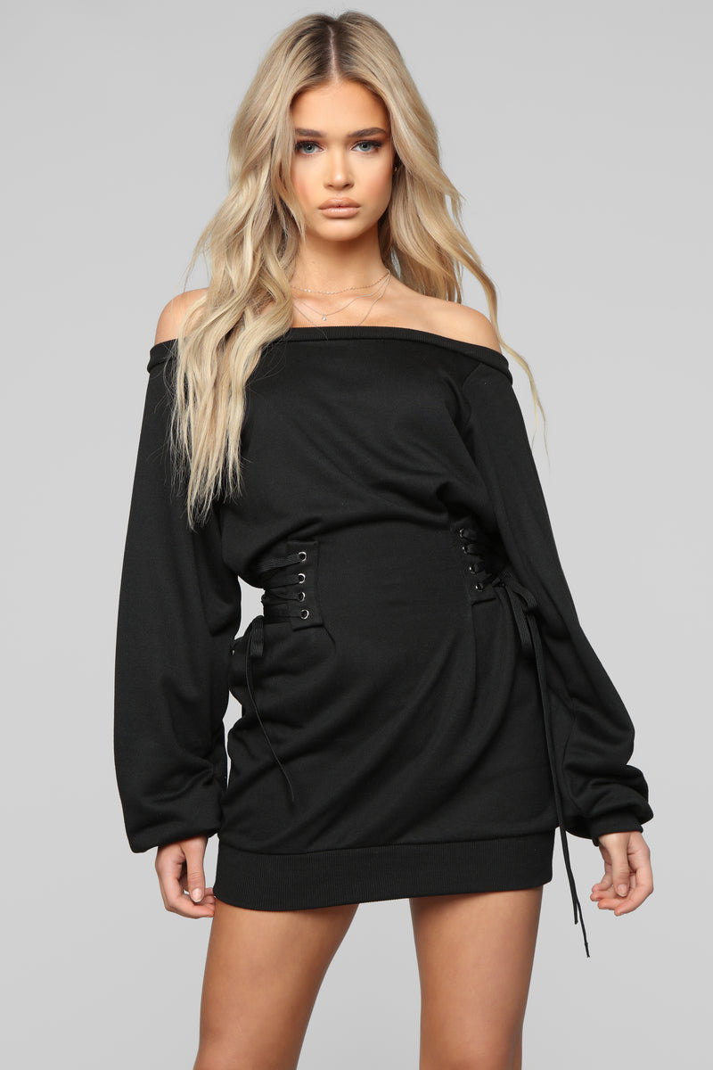 Rise And Grind Corset Dress - Black | Fashion Nova, Dresses | Fashion Nova