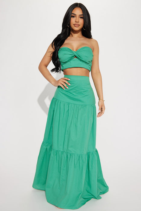 Fashion nova maxi skirt hotsell set
