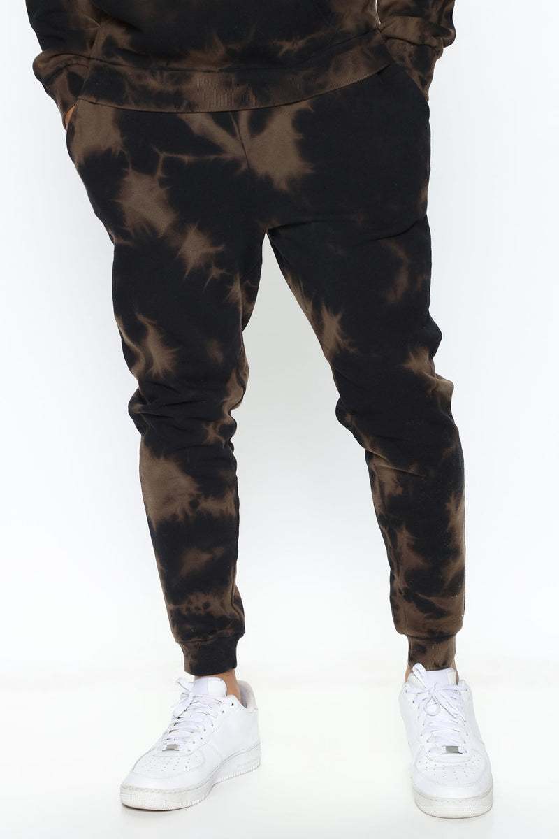 Tyson Bleached Jogger - Black | Fashion Nova, Mens Pants | Fashion Nova