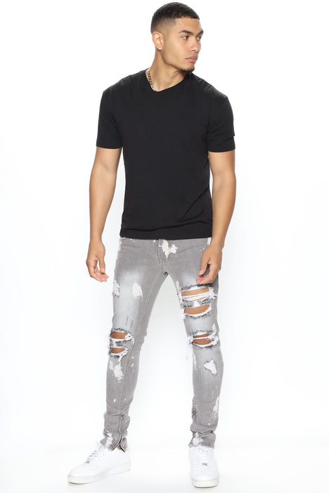Fashion nova zipper jeans sales