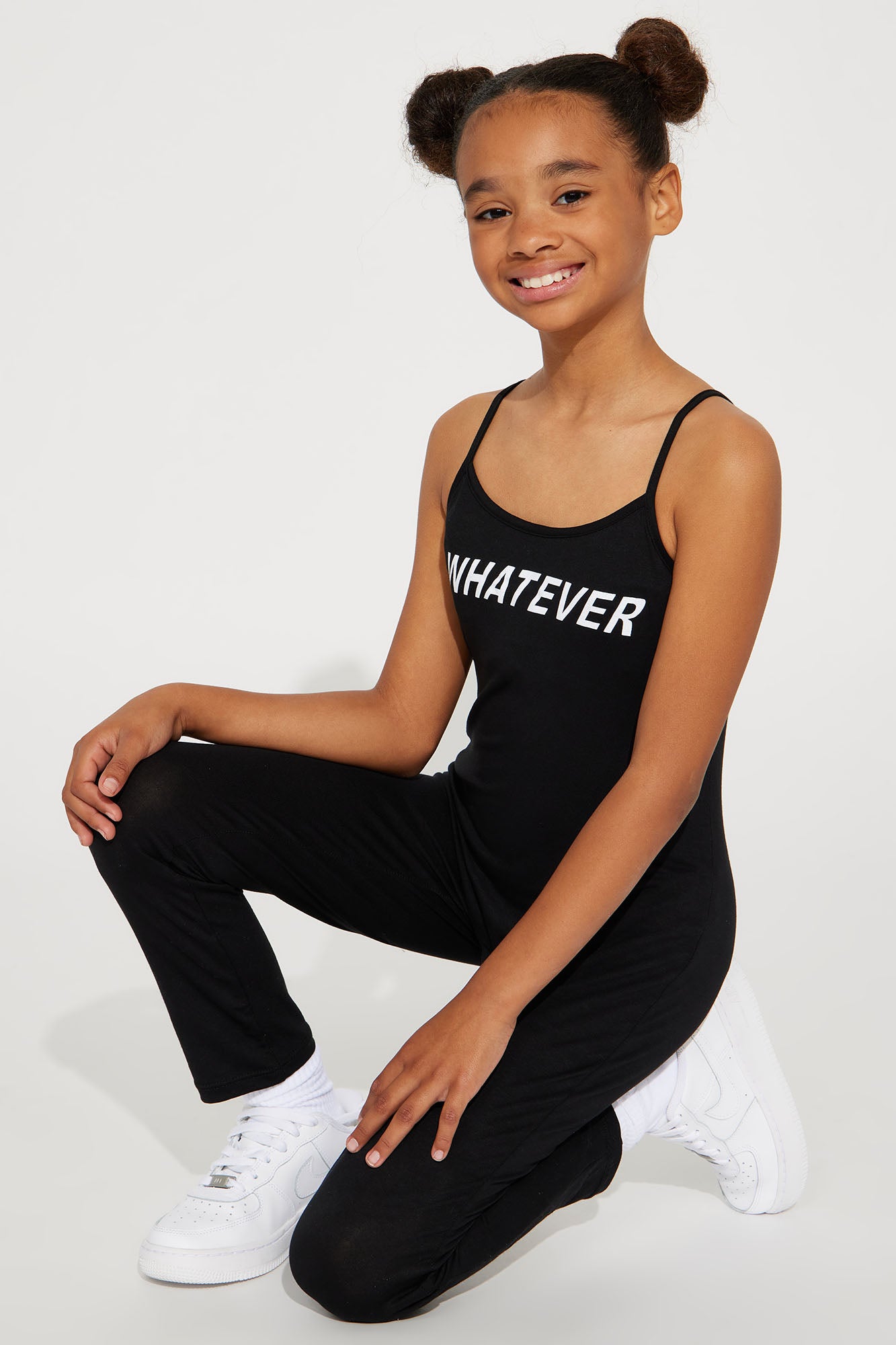 Mini Whatever Tank Jumpsuit Black Fashion Nova Kids Jumpsuits
