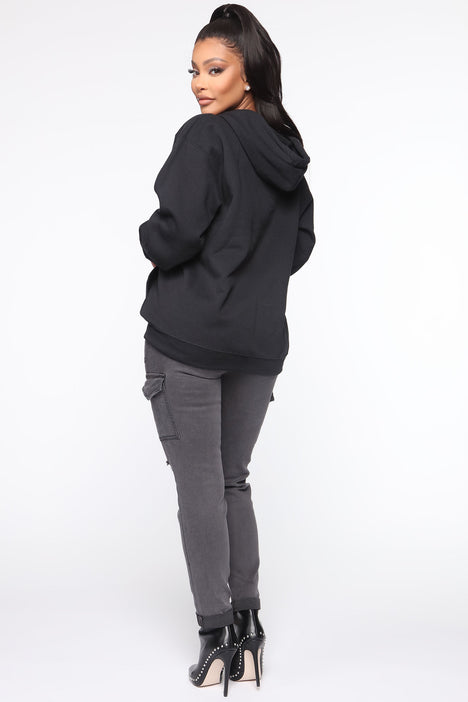 Aaliyah Oversize Hoodie Black