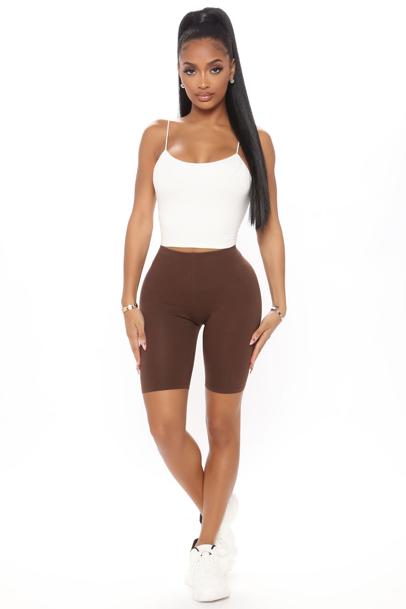 Natalee biker shorts sales
