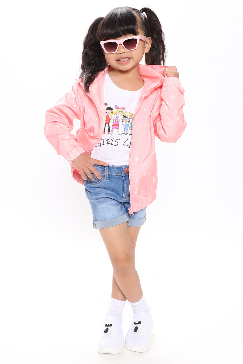 Mini You've Got That Sparkle Rain Jacket Fashion Nova