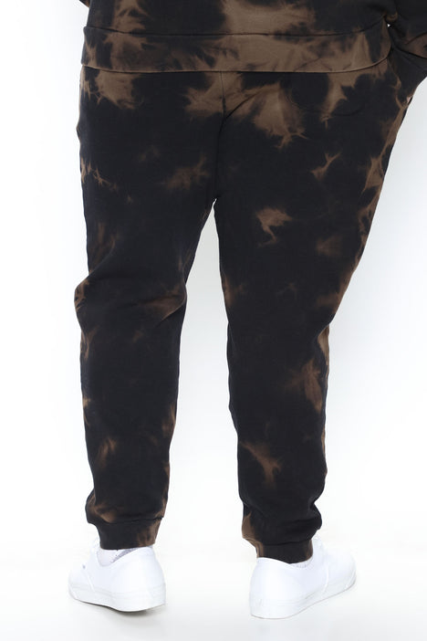 Bleached black joggers sales