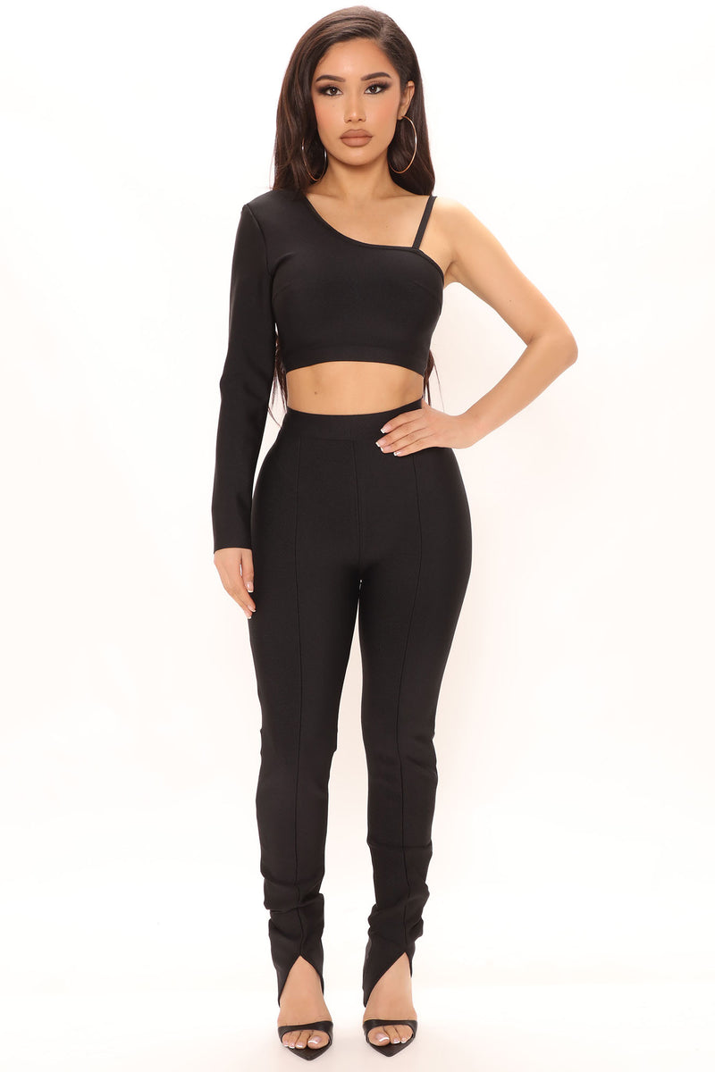 Kali Bandage Pant Set - Black | Fashion Nova, Matching Sets | Fashion Nova