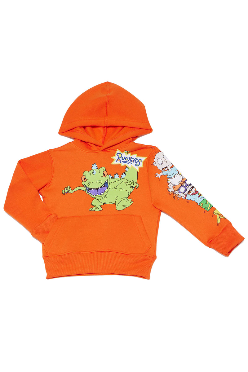 Mini Rugrat Monster Fleece Hoodie - Orange | Fashion Nova, Kids Tops ...