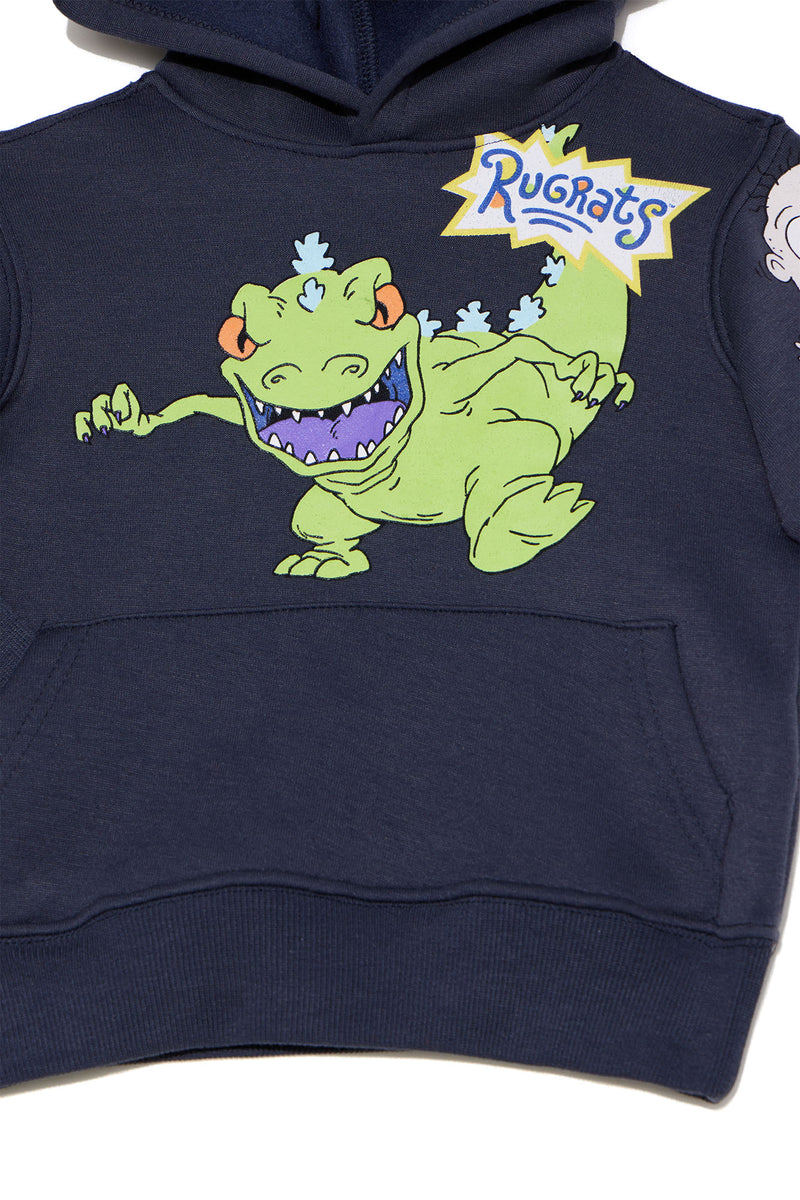 Mini Rugrat Monster Fleece Hoodie - Charcoal | Fashion Nova, Kids Tops ...