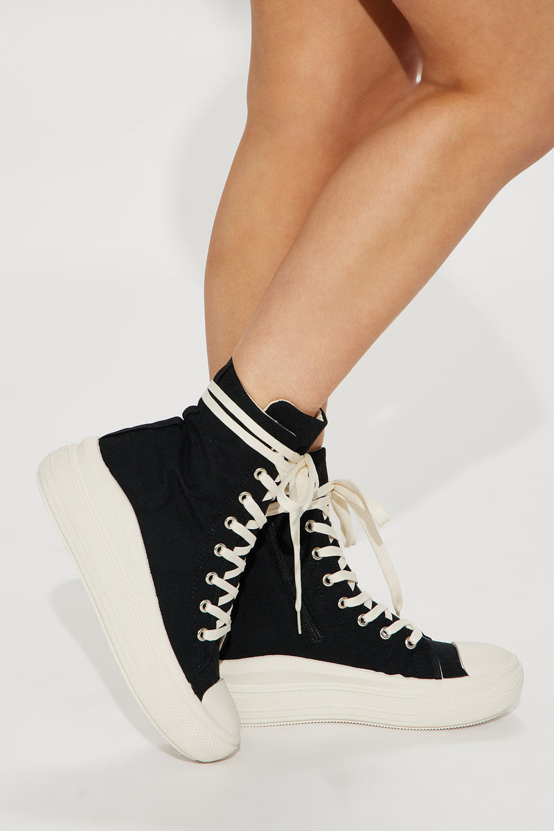 Feel A Way Sneakers - Black | Fashion Nova, Shoes | Fashion Nova