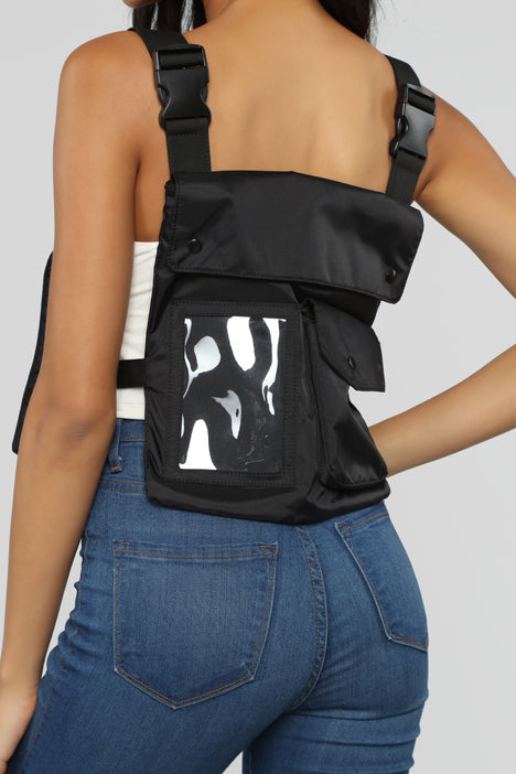 Got Your Back Utility Vest Black Fashion Nova Handbags