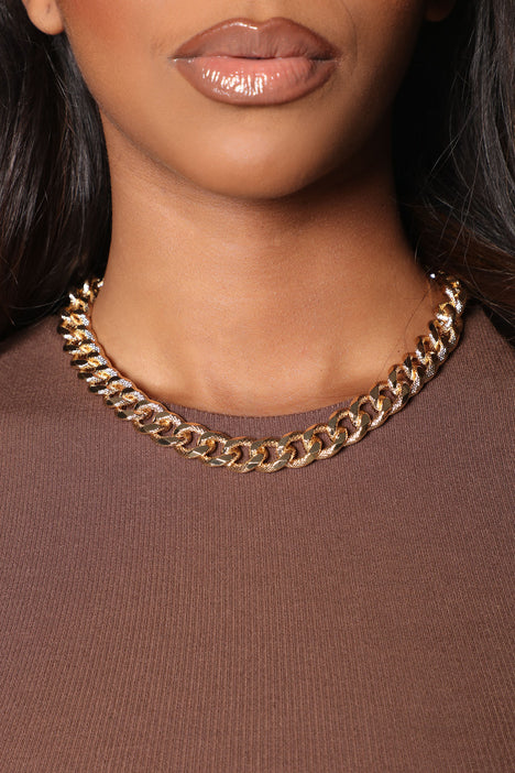 Everything I Want Chain Necklace Gold Fashion Nova Jewelry