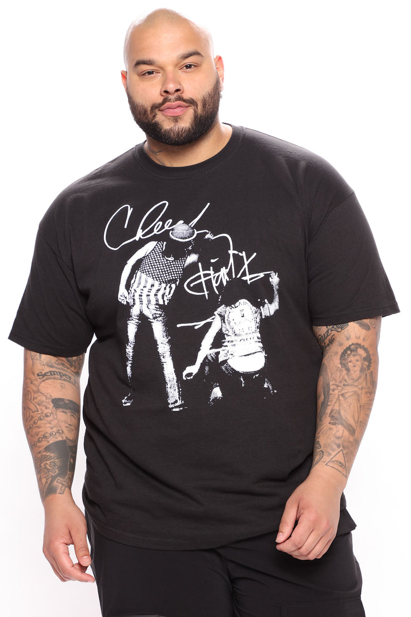Cheech And Chong Graffiti Short Sleeve Tee - Black | Fashion Nova, Mens ...