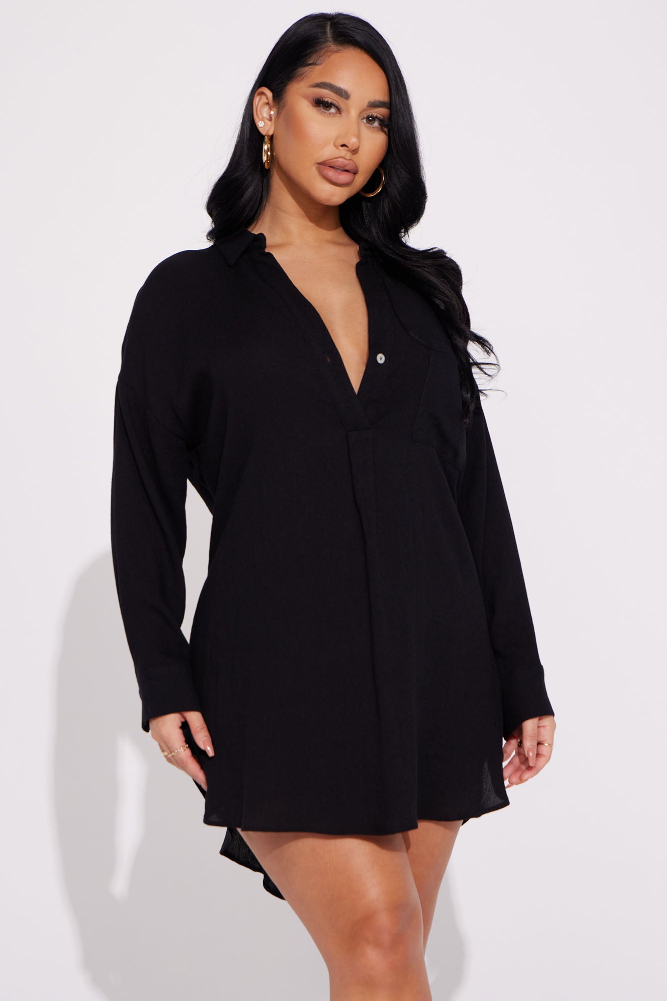Fashion nova top shirt dress