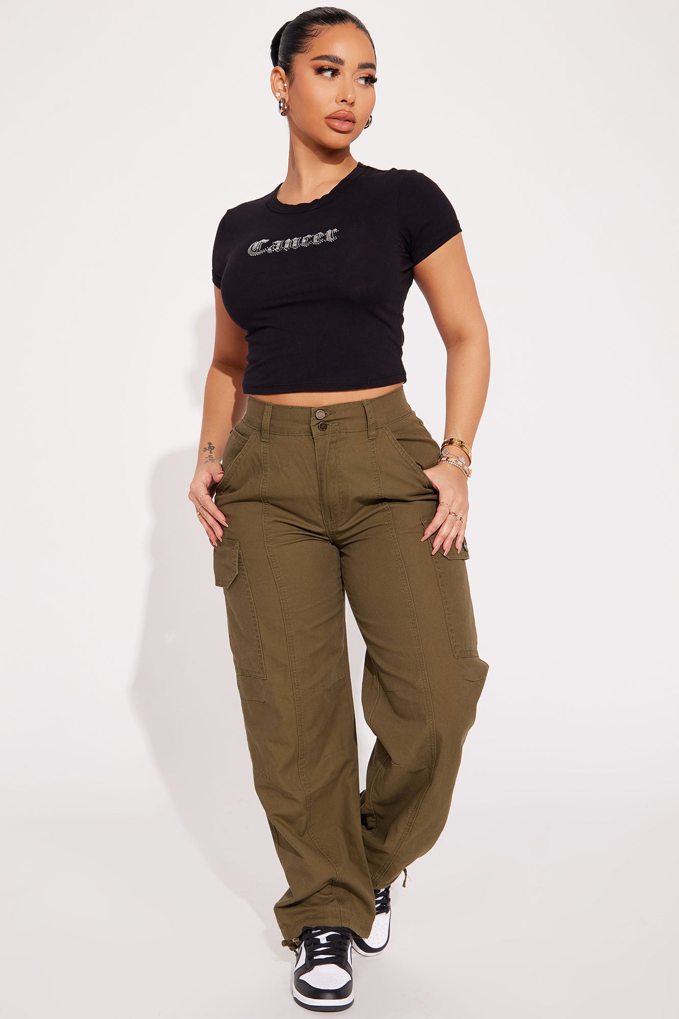 Last Friday Night Cargo Pant Olive Fashion Nova Pants
