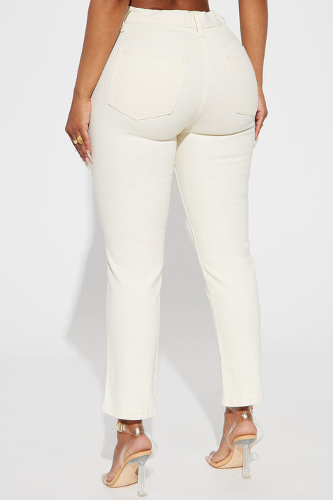 Pure Darling Stretch Ankle Skinny Jean Off White Fashion Nova