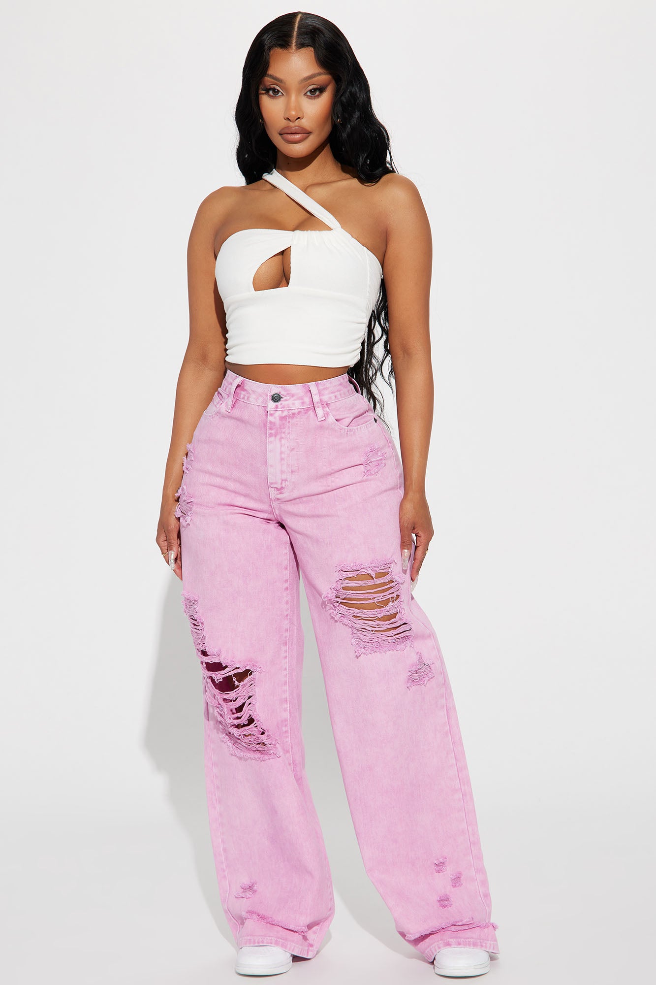 Fashion nova baggy pants top