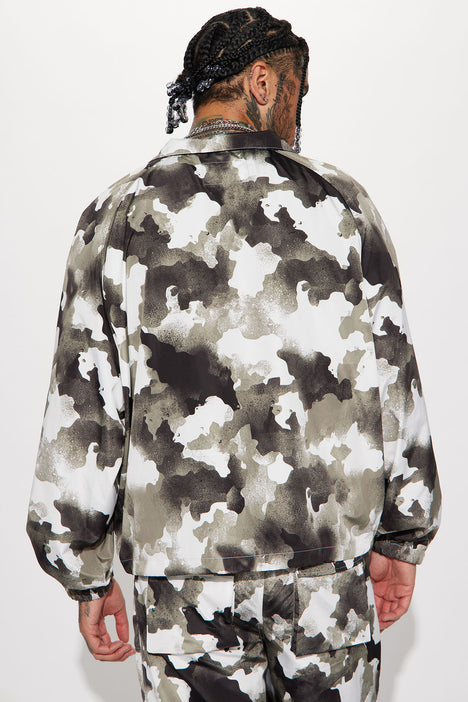 Topman camo jacket online