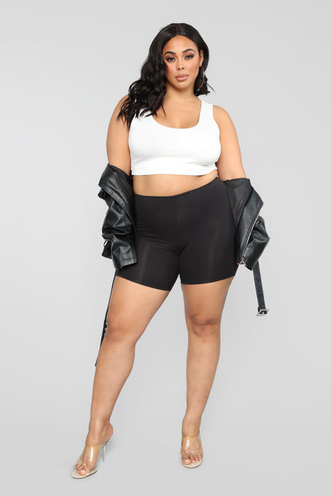 Plus size biker 2025 shorts fashion nova