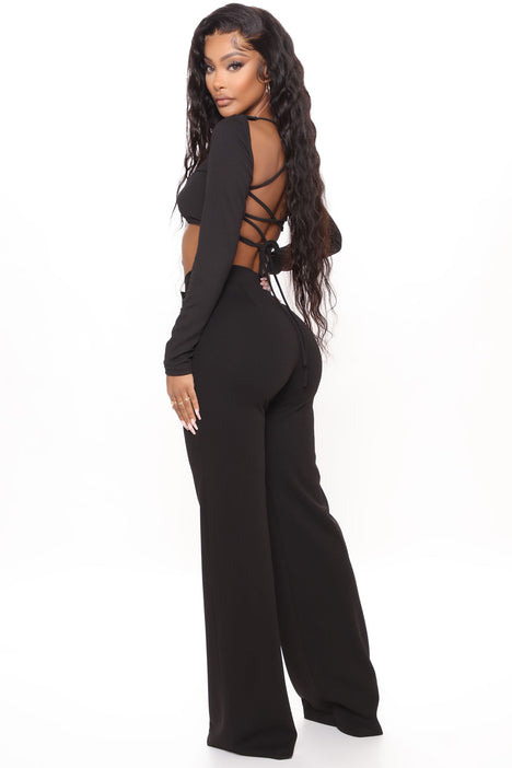 Call It Even Wide Leg Dress Pants - Black, Fashion Nova, Pants