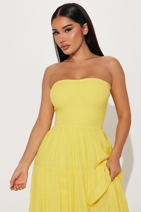 Yellow fashion discount nova dress