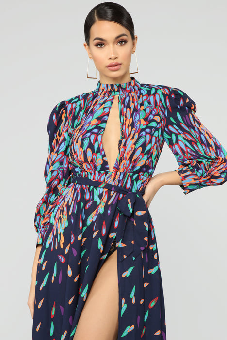 Fashion nova deals feather robe